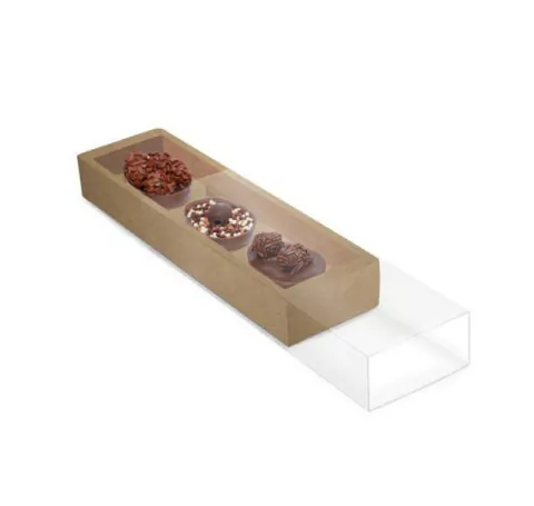 CAIXA CROMUS PARA 3 MEIO OVO DE COLHER KRAFT LUVA MOLDURA 50GR