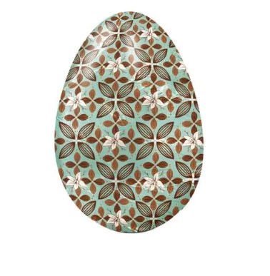 PAPEL CHUMBO CROMUS FLOR DE CACAU TURQUESA 43,5X59 CM COM 2 UNIDADES