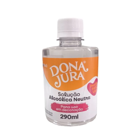 SOLUCÃO ÁLCOOLICA NEUTRA DONA JURA 290ML