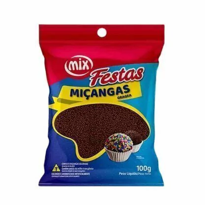 CONFEITO MIÇANGA MIX BRIGADEIRO 500GR