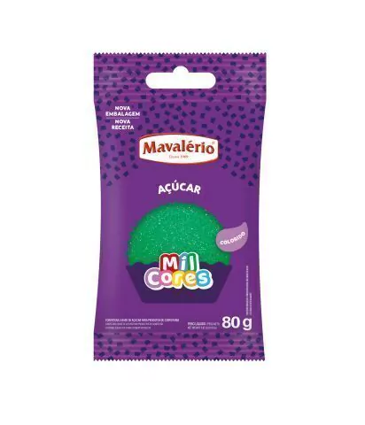 AÇÚCAR MAVALÉRIO VERDE 80GR
