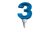 VELA ALCHESTER METALI AZUL Nº3
