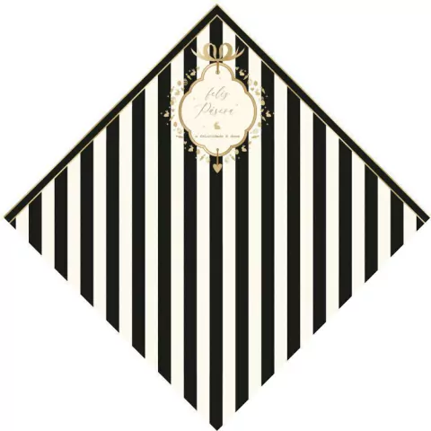 EXPRESS CROMUS 44CM X 44CM QUINN PRETO C/2 UNIDADES