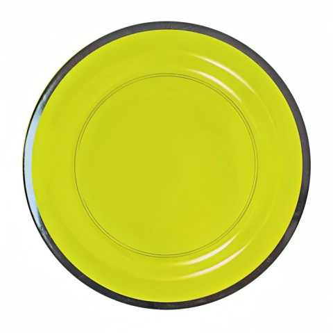 PRATO ACRILICO OLIVE 19CM DECORPLASTIC COM 6 UNIDADES