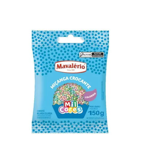 CONFEITO MIÇANGA MAVALÉRIO VERMELHO / VERDE 150GR