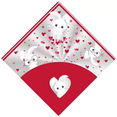 EXPRESS CROMUS 37,5CM X 37,5CM AMOR DE CORAÇÃO COM 25 UNIDADES