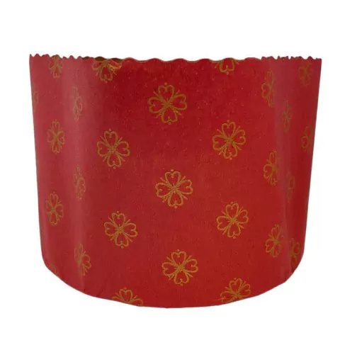 FORMA DE PANETONE VERMELHA 500GR