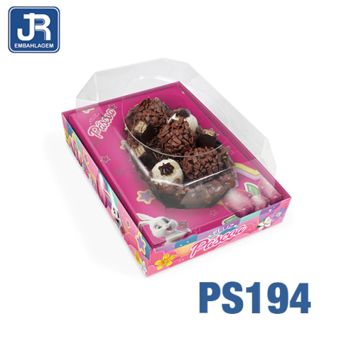 CAIXA JR PARA OVO DE COLHER 3X1 GLITTER ALTA 250/350/500GR C/ 1 UNIDADE