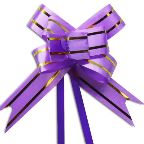 LAÇO PRONTO JR ROXO 30MM COM 10 UNIDADES