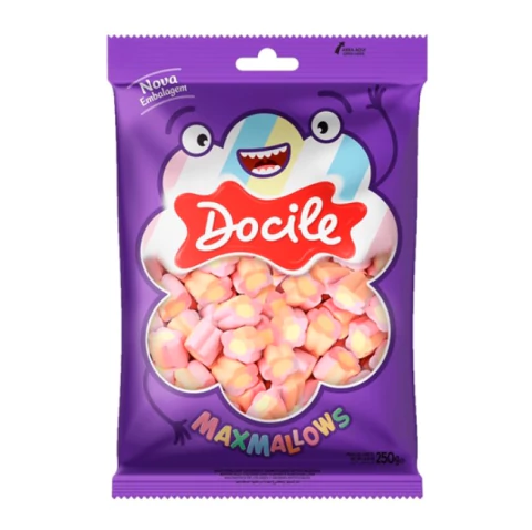 MARSHMALLOW DOCILE BAUNILHA FLOR 250G