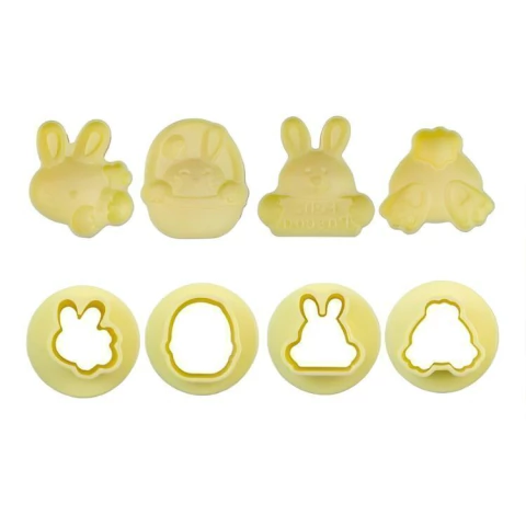 MOLDE BLUESTAR PARA EJETOR MAX COELHINHOS DA PASCOA COM 8 PEÇAS - comprar online