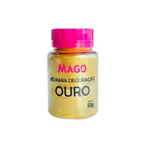 PÓ PARA DECORAÇÃO MAGO OURO 50GR