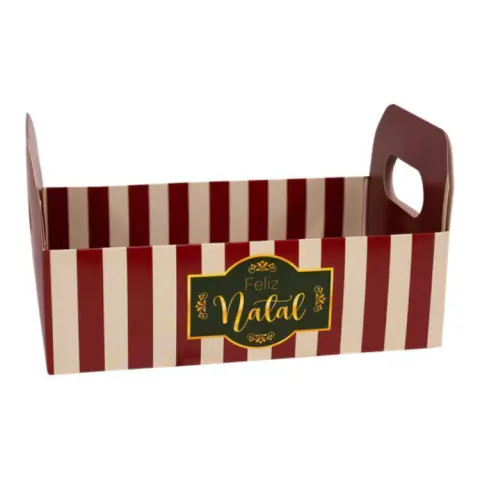 CESTA CAIXOTE IDÉIA NATAL NOÉL M