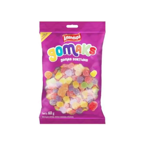 BALA DE GOMA GOMAK´S AMENDUPÃ 60GR