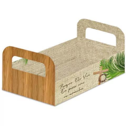 CESTA FESTCOLOR MÉDIA PÁSCOA CRISTÃ