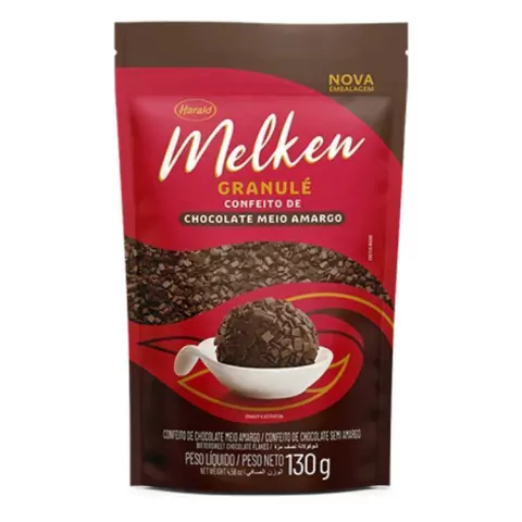 HARALD MELKEN GRANULÉ MEIO AMARGO 130GR