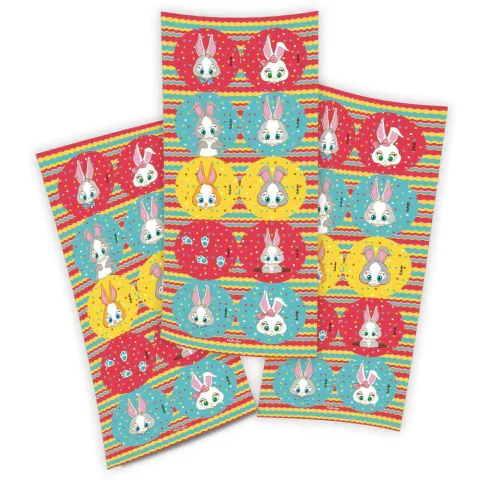 ADESIVO FESTCOLOR COELHINHO 1 PACOTE COM 30 UNIDADES