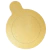 BASE REDONDA ULTRAFEST PARA DOCE OURO 10CM COM 20 UNIDADES