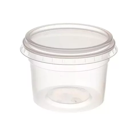 KIT POTE C/ TAMPA CRISTALCOPO REDONDO 145ML C/25 UNIDADES
