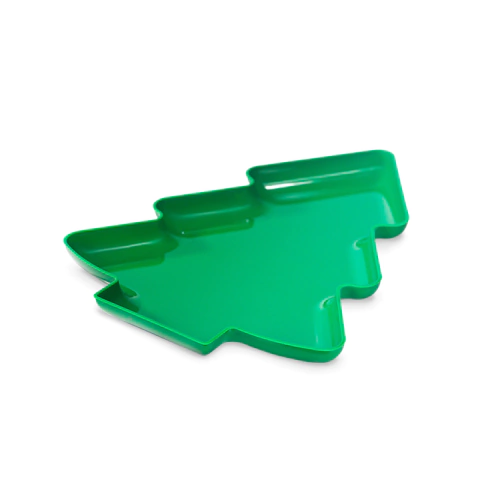 BANDEJA DECORATIVA PINHEIRO TASIL 22CM X 17CM VERDE