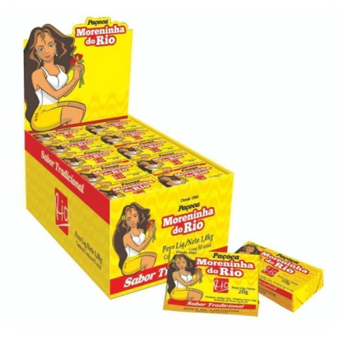 PAÇOCA MORENINHA DO RIO DISPLAY C/50 UNIDADES 1KG