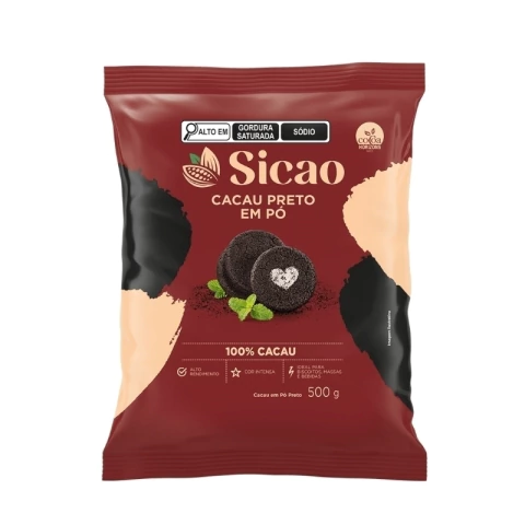 CACAU EM PÓ SICAO 100% 500GR