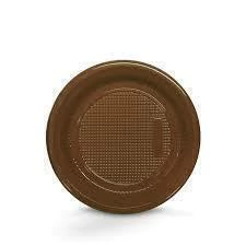 PRATO 15CM MARROM KAIXOTE C/10 UNIDADES