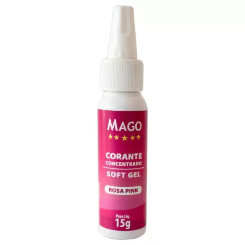 CORANTE MAGO SOFT GEL ROSA PINK 15GR