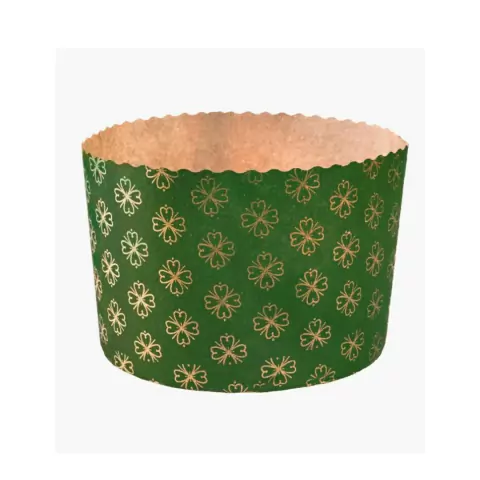 FORMA DE PANETONE VERDE 500GR