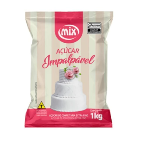 AÇUCAR IMPALPÁVEL EXTRA FINO MIX 1KG