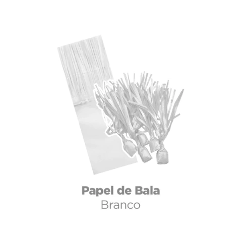PAPEL BALA PLAC BRANCO COM 48 UNIDADES