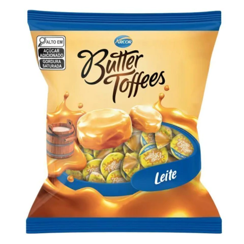 BALA BUTTER TOFFEES LEITE 400GR