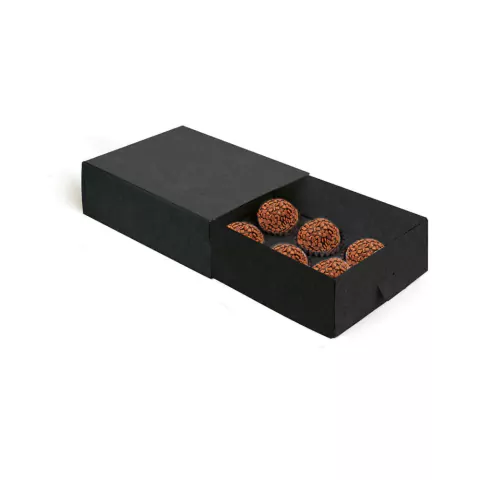 CAIXA LUVA CROMUS 9 DOCES COM PUXADOR PRETA