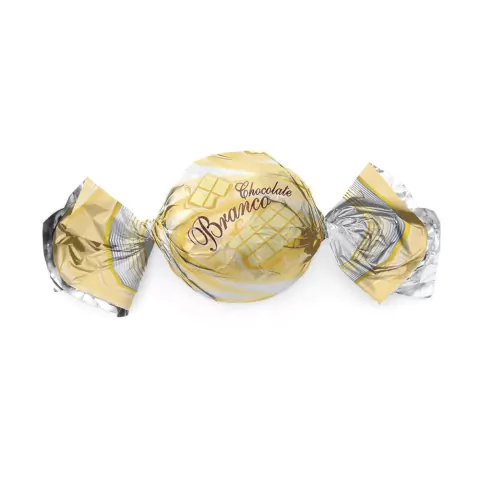 EMBALAGEM PARA TRUFA CROMUS DELICIA CHOCOLATE BRANCO COM 100 UNIDADES - comprar online