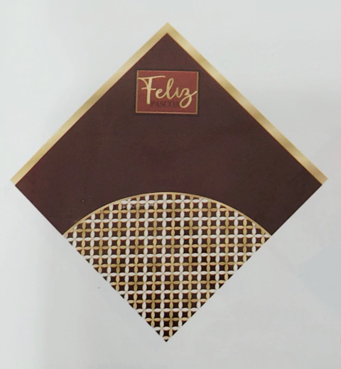 EXPRESS CARBER 44CM X 44CM BROWN CHOCOLA C/2 UNIDADES