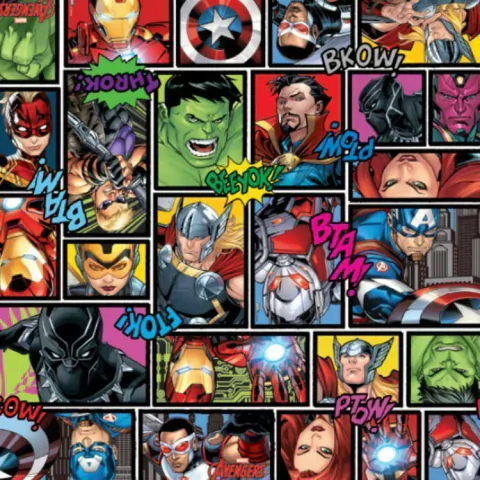 POLI CROMUS MARVEL HQ 69CM X 89CM COM 1 UNIDADE