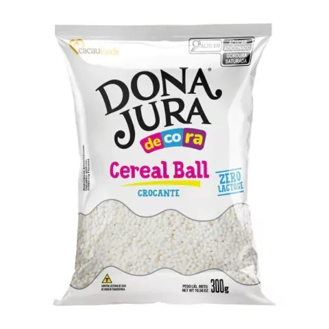 CEREAL MICRO CACAU FOODS BRANCO 300GR