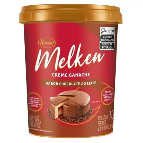 CREME GANACHE MELKEN AO LEITE 1KG