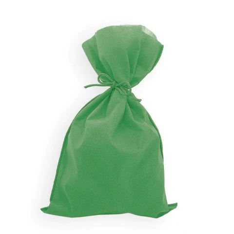 SACO SURPRESA TNT 15CM X 30CM VERDE BANDEIRA COM 10 UNIDADES