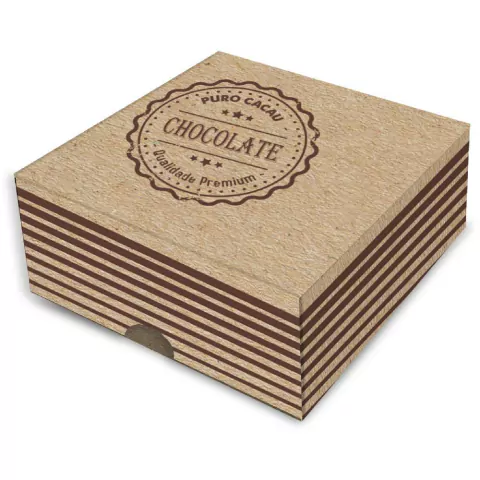 CAIXA FESTCOLOR 4 DOCES PURO CACAU