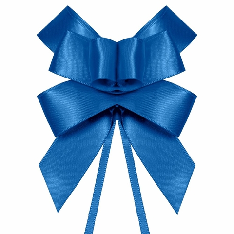 LAÇO PRONTO CETIM PROGRESSO AZUL MÉDIO 22MM COM 5 UNIDADES - comprar online