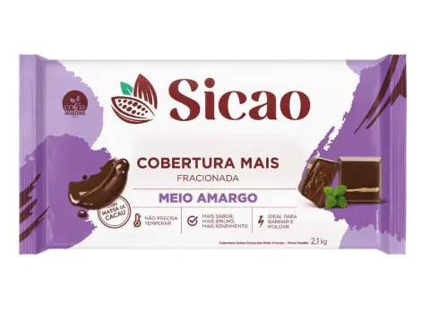COBERTURA SICAO MAIS MEIO AMARGO 2,1KG