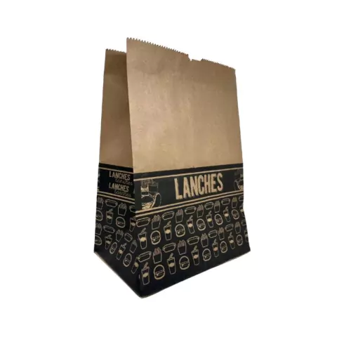 SACO SOS PLUMA LANCHES GRANDE COM 50 UNIDADES 24X15,5X31