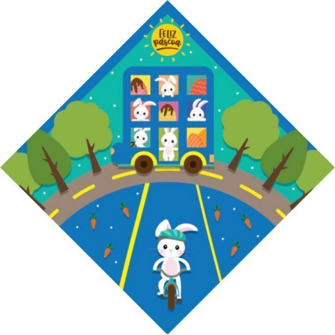 EXPRESS CROMUS 35CM X 35CM CITY TOUR AZUL COM 25 UNIDADES