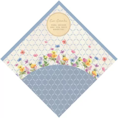 EXPRESS CROMUS 39CM X 39CM FLORENS AZUL C/2 UNIDADES