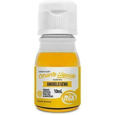 CORANTE MIX LÍQUIDO AMARELO GEMA 10ML