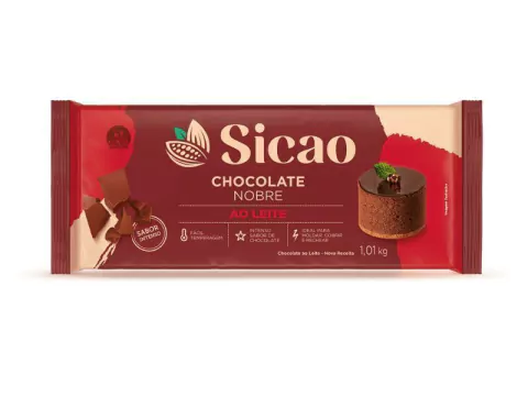 CHOCOLATE SICAO NOBRE AO LEITE 1,010KG