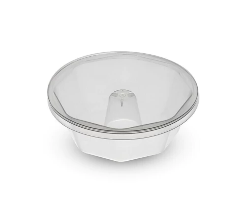 FORMA PARA PUDIM COM TAMPA PLASTILÂNIA GRANDE COM 6 UNIDADES