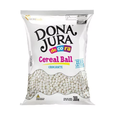 CEREAL MINI CACAU FOODS BRANCO 300GR