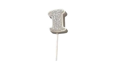VELA ALCHESTER GLITER CITRUS PRATA Nº1 - comprar online